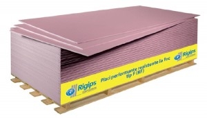 PLACA GIPSCARTON IGNIFUGA RF 12.5X1200X2600 RIGIPS PLACA GIPSCARTON IGNIFUGA RF 12.5X1200X2600 RIGIPS