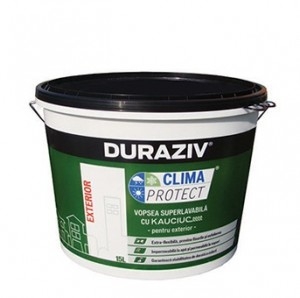 VOPSEA SUPERLAVABILA DURAZIV CLIMA PROTECT CU KAUCIUC EXTERIOR ALBA 10L VOPSEA SUPERLAVABILA DURAZIV CLIMA PROTECT CU KAUCIUC EXTERIOR ALBA 10L