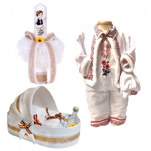 Set traditional Baietei trusou botez landou cu lumanare si costum popular DenikosŪ 968 NIK5397 Set traditional Baietei trusou botez landou cu lumanare si costum popular DenikosŪ 968 NIK5397