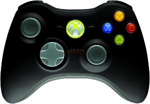 MicroSoft - Gamepad XBOX 360 Wireless Controller (Black)