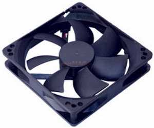 Akasa - Ventilator Black Fan 120mm Akasa - Ventilator Black Fan 120mm