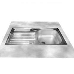 CHIUVETA INOX RIN 860X435 mm STANGA CHIUVETA INOX RIN 860X435 mm STANGA