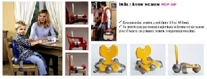 Inaltator reglabil cu centura siguranta, pentru scaun POPUP Inaltator reglabil cu centura siguranta, pentru scaun POPUP