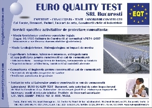 Laborator incercari constructii - EURO QUALITY TEST