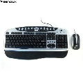 Tastatura multimedia + mouse optic Serioux SRXMKM-5000 PS/2 Black-Silver