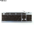 Tastatura Serioux SRXK-9400MSB PS/2 Multimedia Black-Silver