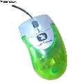 Mouse optic mini Serioux Rainbow 580 USB Transparent Green