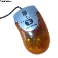 Mouse optic mini Serioux Rainbow 580 USB Transparent Orange