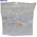 Furculite de plastic unica folosinta transparente Amplast 100 buc