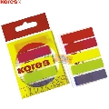 Index autoadeziv Kores  12 x 45 mm  5 culori/set  25 file/culoare