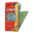 Harta Romania turistica  pliata  70 x 100 cm