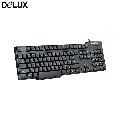 Tastatura Delux DLK-8050P  Black  PS2