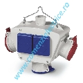 Adaptor de la 2P+E la 3x2P+E si 2x2P+E, IP44