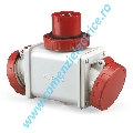 Adaptor de la 3P+N+E la 2P+E sau 3P+N+E, IP66