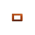 PLACA (RAMA) ORNAMENT BTICINO MATIX, 6 MODULE, TERACOTA
