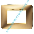 PLACA (RAMA) ORNAMENT GEWISS CHORUS ONE, 2 MODULE, AURIU