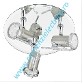 Plafoniera baie Tamara nichel mat GU10 3x35W