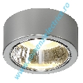 Plafoniera CL 101 GX53 rotund argintiu max. 11W
