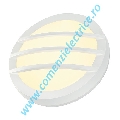 Lampa de perete DRAGAN GRID rotund alb G24 2x26W