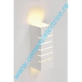 Lampa de perete GL 100 SLOT patrat alb E14 max. 40W