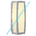 Lampa de perete MERIDIAN BOX E27 gri argintiu