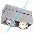 Plafoniera KARDAMOD DOUBLE QRB111 argintiu