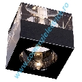 Plafoniera YUDI downlight clar/negru