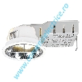 PLADO 2x18W PL downlight cu cross abajur