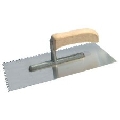 GLETIERA INOX DINTATA CU MANER LEMN 270X130X8MM