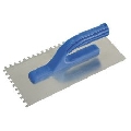 GLETIERA INOX DINTATA CU MANER PLASTIC 270X130X8MM