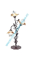 Veioza Orchid marou 3x40W G9