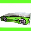 Patut copii masina de curse 170x84 cm Verde - COS014 COS014
