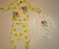Set pijamalute de bebeluse cu Inimi galbene- 14313 14313