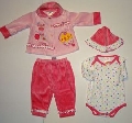 Costumas roz pentru fetite  - 13007 13007