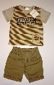 Tricou cu dungi si pantalon scurt - 10935 10935