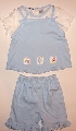 Tricou cu pantalon scurt bleu - 1955\' 1955\'