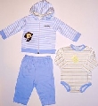 Set de hainute pentru bebelusi in culori deschise- 14091 A 14091A