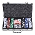 Poker set 300 de piese in servieta de aluminiu