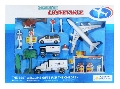 Set macheta aeroport international 1/43 - 12 piese