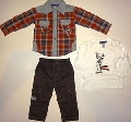 Set camasa, tricou si pantaloni copii -14124A