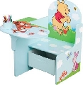 Scaun multifunctional din lemn Disney Winnie the Pooh - BBXTC83928WP