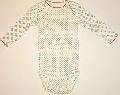 Body alb cu bulinute pentru bebe -15045