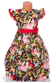 Rochite pentru fetite cu imprimeu floral colorat - BBN1145