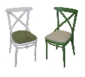Scaun Marlot tapitat - colorat