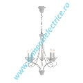 Candelabru Ashley 955ASHLEY5 alb 5xE14 A++