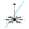 Candelabru Jackson 955JACKSON18 negru 18xE27 A++