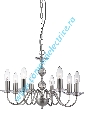 Candelabru Monarch 3458-8SS satin silver E14 8x60W