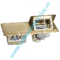 CASETA TIP POPUP NEECHIPATA FINISAJ BRONZ 6 MODULE LEGRAND