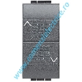 COMUTATOR ND 1-0-2 1P 16A 1 MODUL ANTRACIT LIVING LIGHT BTICINO
