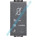 DESCARCATOR SUPRATENSIUNE 230V 1 MODUL ANTRACIT LIVING LIGHT BTICINO
